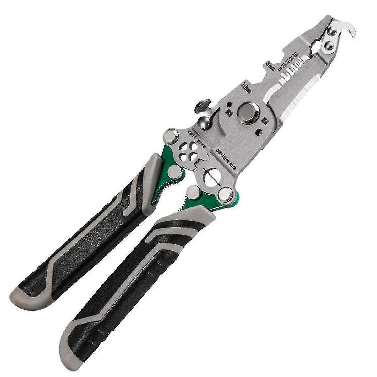 Multifunctional Folding Wire Stripper Cable Splitting Crimping Cutting Tool Wire Repair Tool Pliers