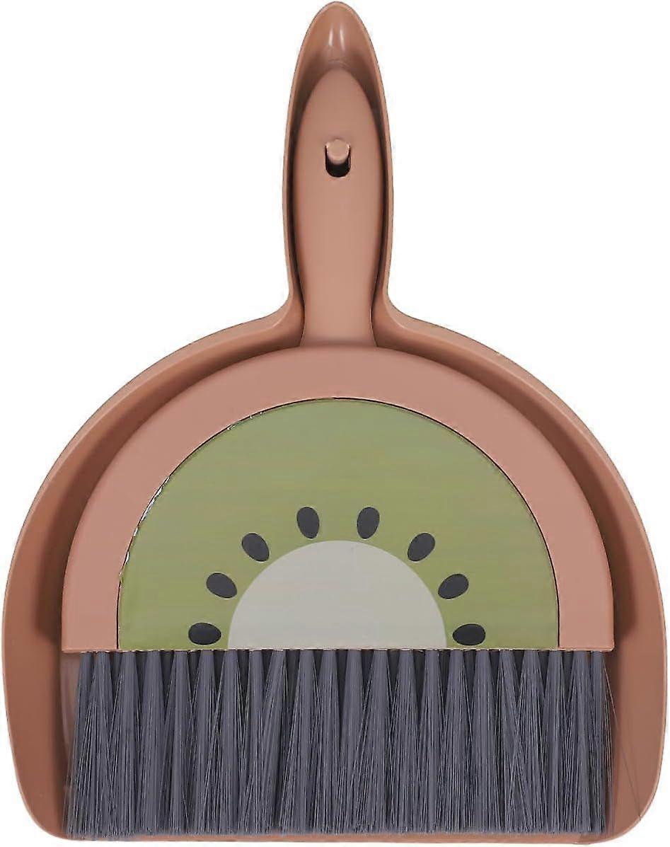 Small Dustpan and Brush Set Desktop Mini Hand Broom for Table Keyboard