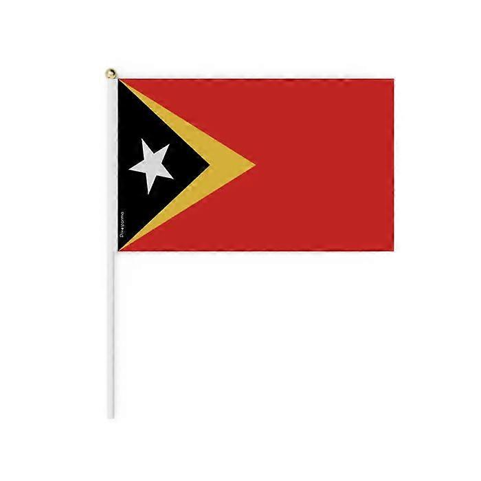 Mini Flag - East Timor - 30 x 45 cm - 50 pieces - Polyester - Lightweight and durable