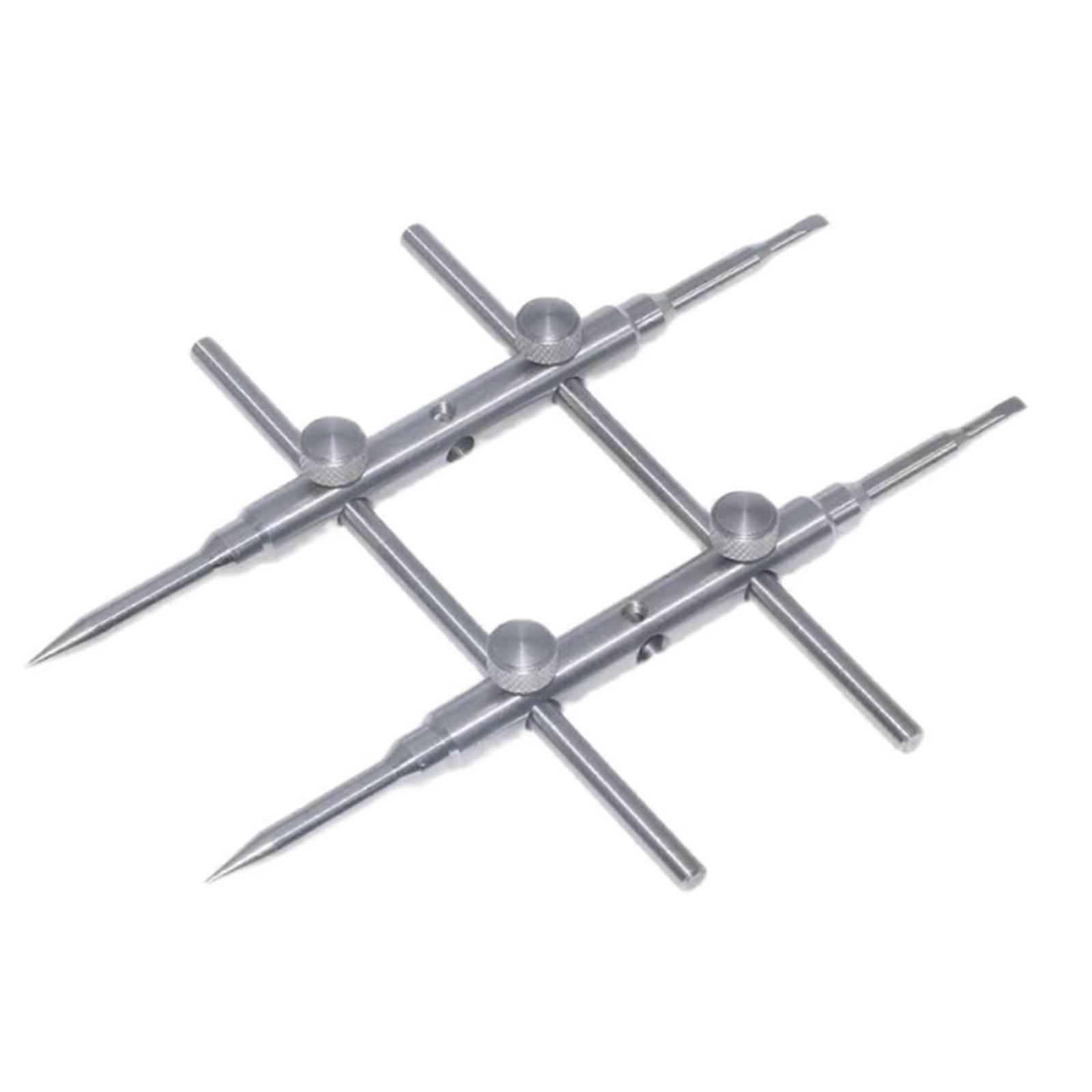 Clé à objectif d’appareil photo précise avec extrémités plates et pointues Facile à utiliser pour la réparation d’objectifs des studios de photographie