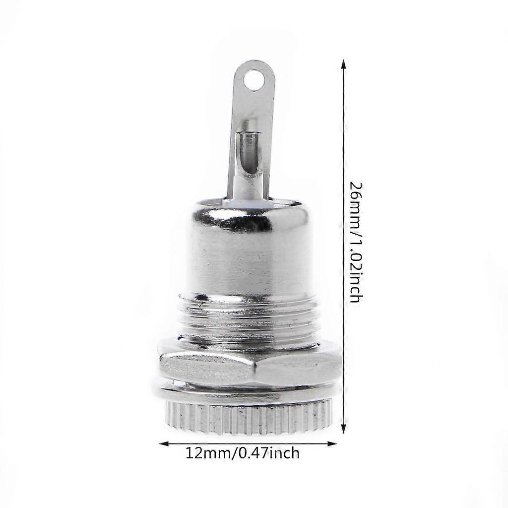 5.5 mm x 2.1mm、DC電源ジャックソケットメスパネルマウントコネクタ用