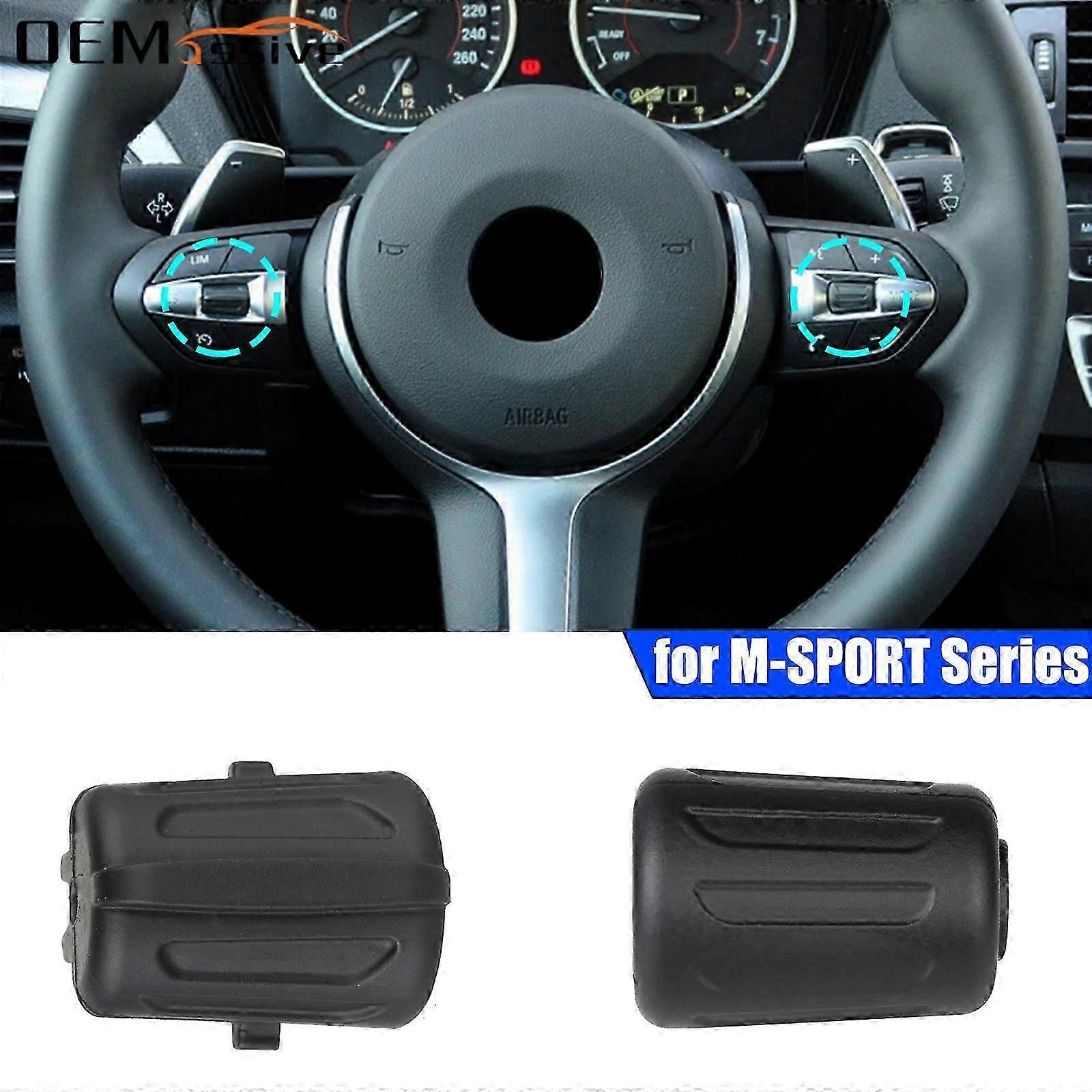 Multi-Function Steering Wheel Key Cruise Control Knob Button Replacement for BMW M Sports Series 1 Models