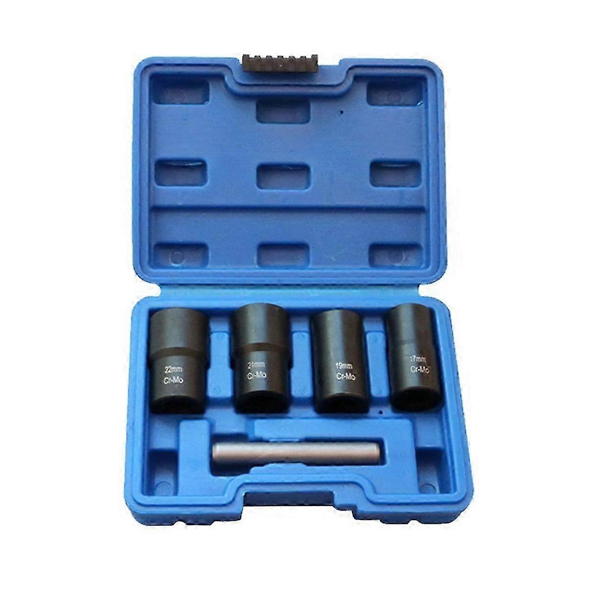 5PCS Nut Extractor Set Broken Screw Extractor Broken Hexagon Nut Tool Nut Removal Tool Set