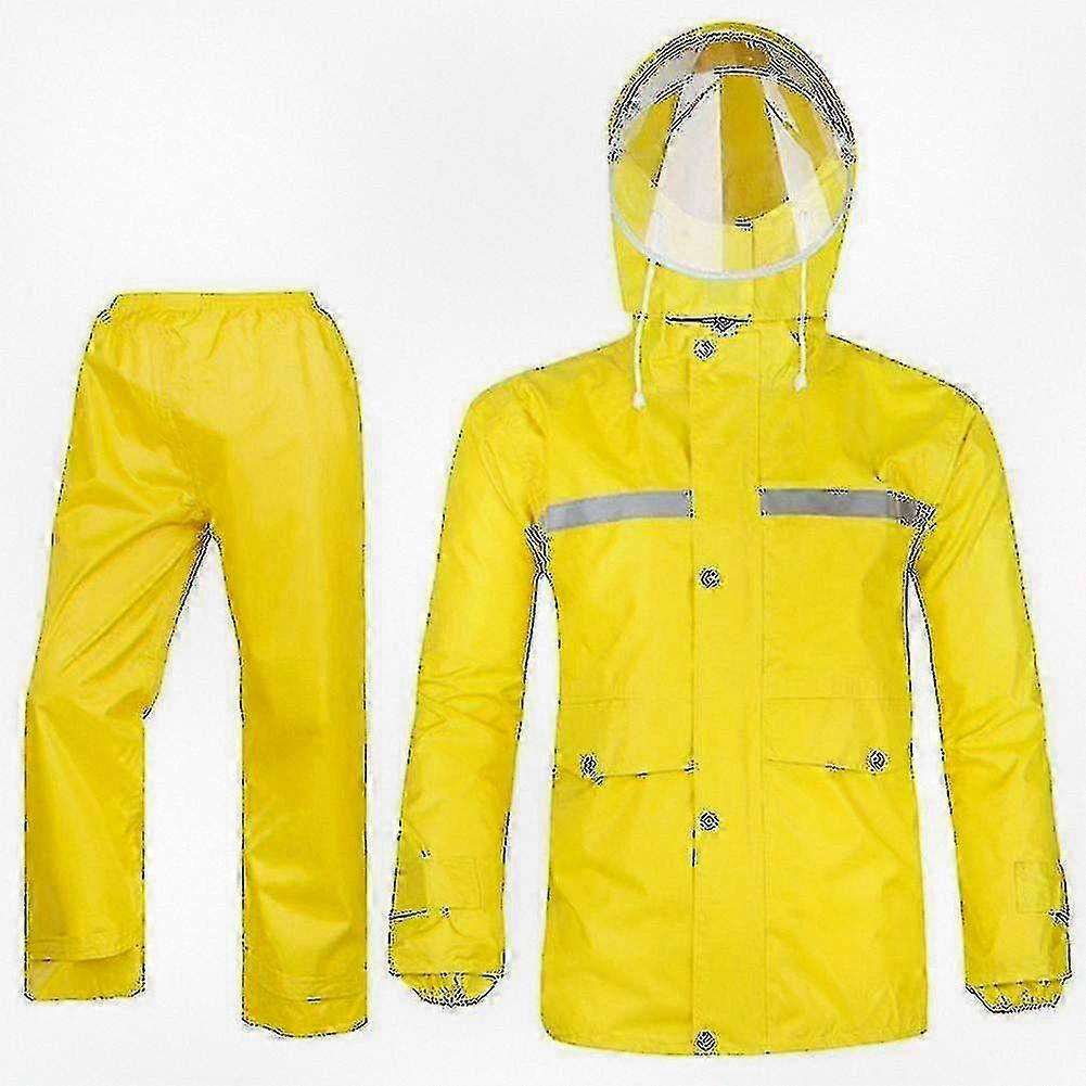 Women's Waterproof Rain Suit Jacket and Trouser Set for Outdoor Use, Anti-Storm Protection Suitable for Various Brands