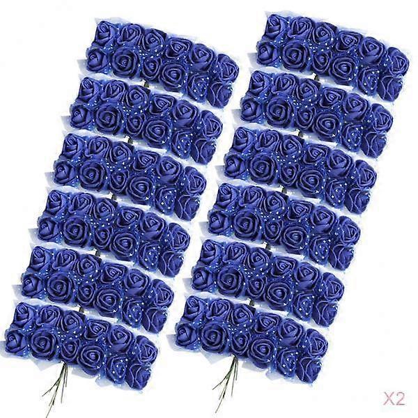 288x Artificial Miniature Foam Blue