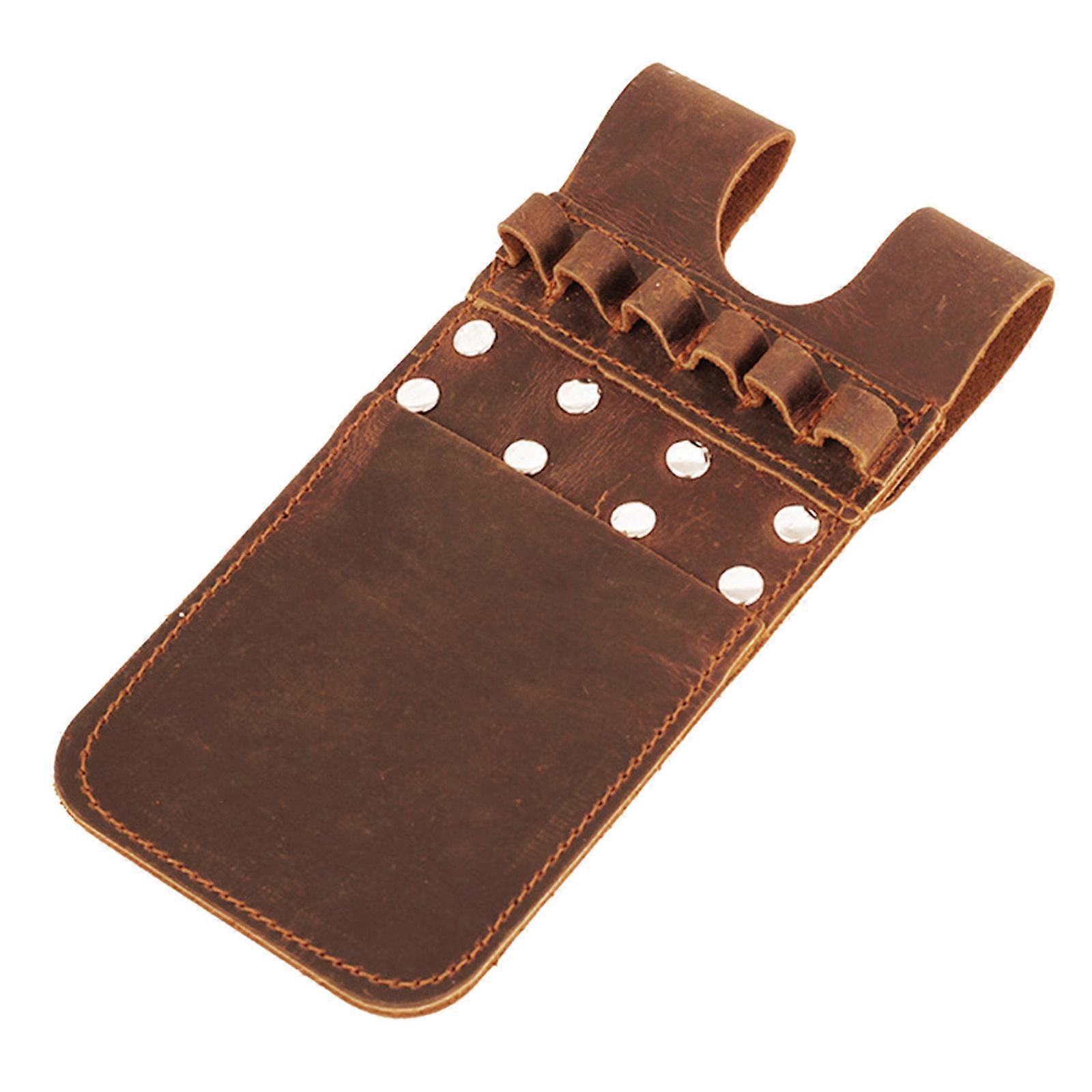 Elegante para Flecha Titular Aljava de Arco e Flecha, Aljava de Quadril Adequada para Flechas de Besta, Pacote de Quadril de Couro de Vaca para Carregar Arco Arro