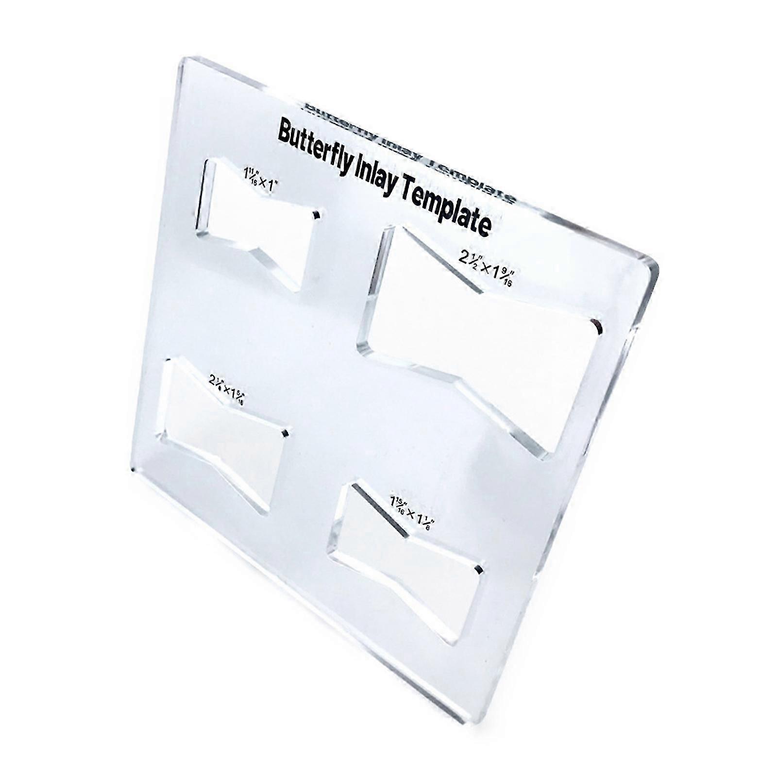 Butterfly Inlay Templates, Router and Decorative Templates for Woodworking, Router Jig Template