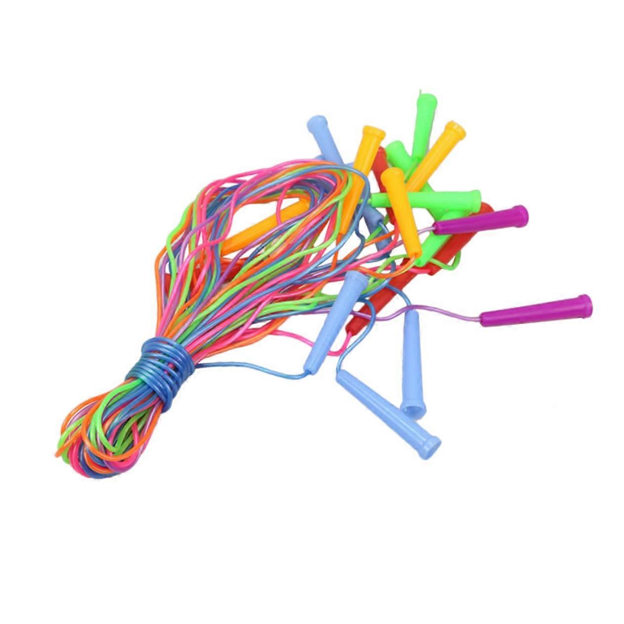 10-Pack Jump Rope Fitness Ropes in Assorted Colors for Cardio Exercise and Home Workouts