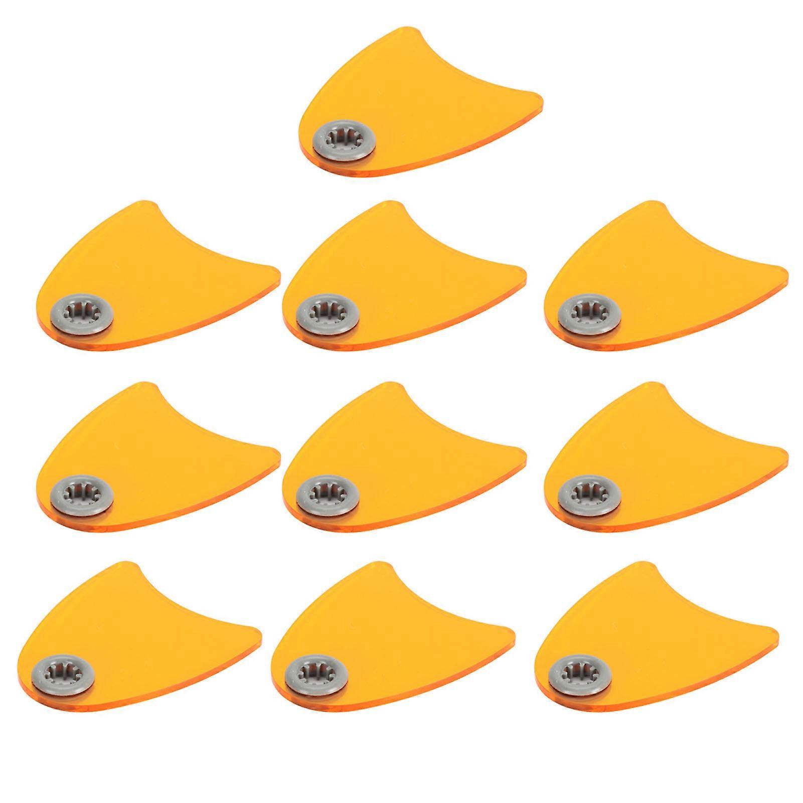 10pcs Dental Light Curing Shield Eye Protective Damage Resistant Dental Shield Plate for Curing Lamp Replacement
