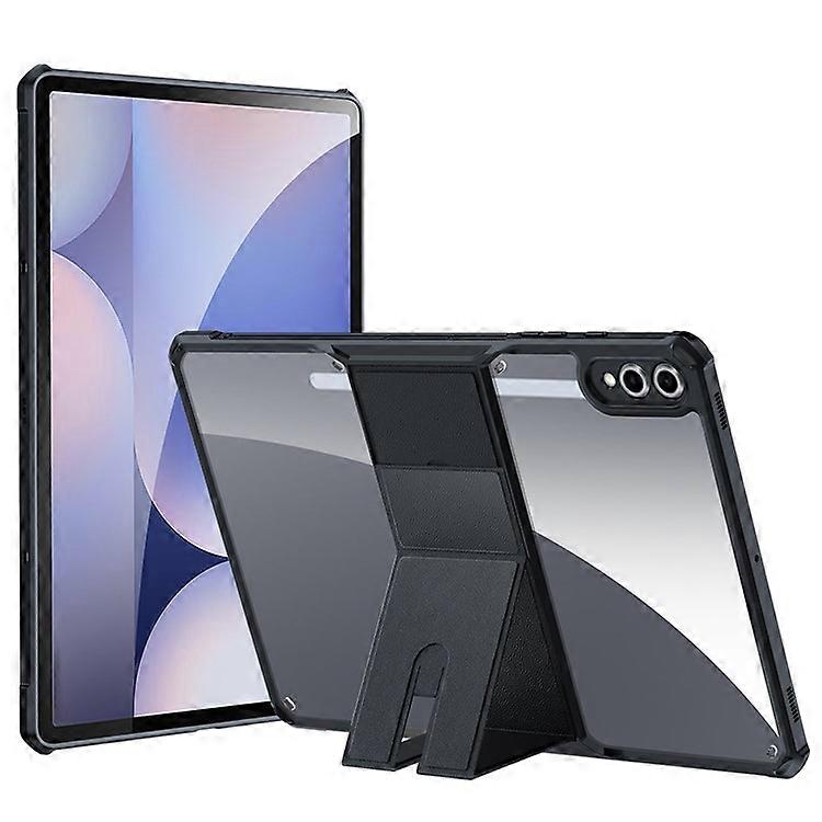 XUNDD Compatible For Samsung Galaxy Tab S10+ / Tab S9+ Case Leather Kickstand TPU + PC Airbag Protection Tablet Cover
