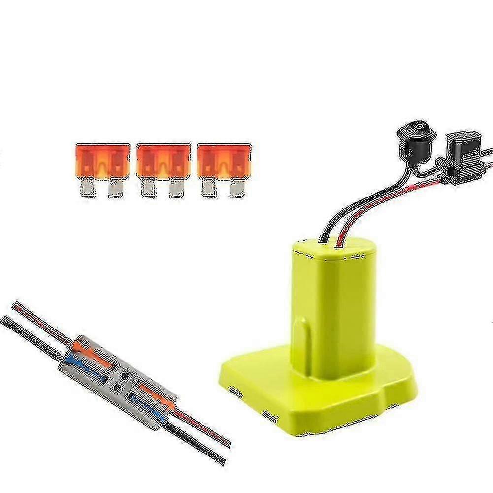 Power Wheels Adapter Suitable for Certain Brands, With Wire Connector and Fuse