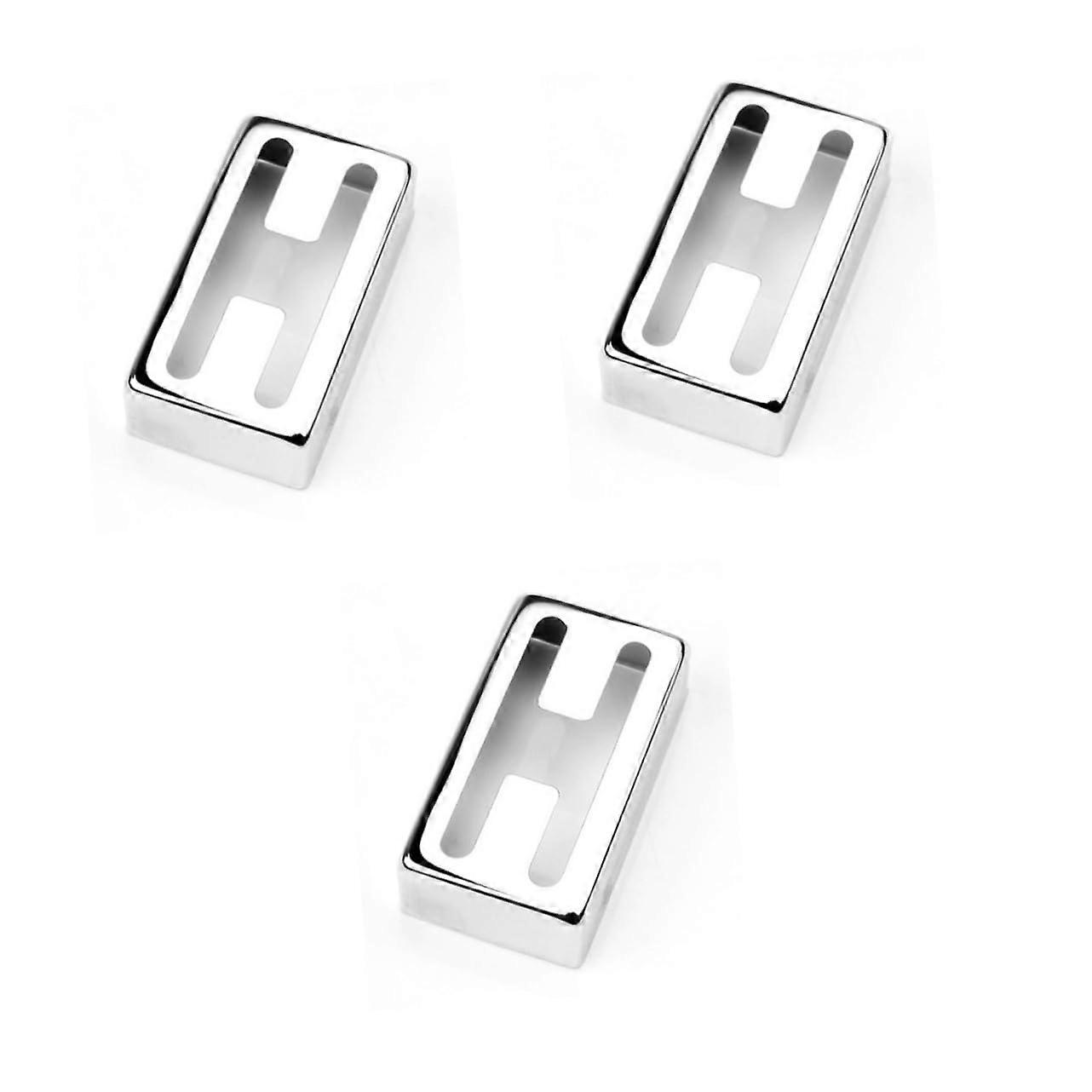 3 قطع غطاء بيك أب للغيتار الكهربائي غطاء بيك أب سبيكة صلبة مقاس 71 39 19 سم المرجع: 3556