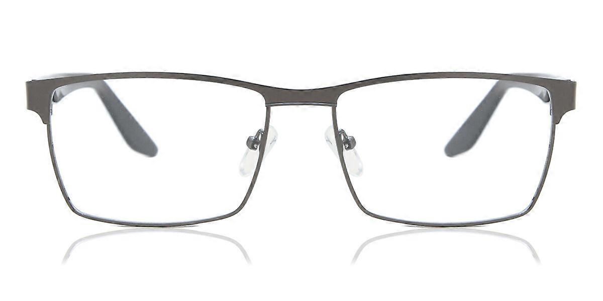 Full Rim Rectangle Matte Gunmetal SmartBuy Collection Menning 881B Fashion Men Eyeglasses