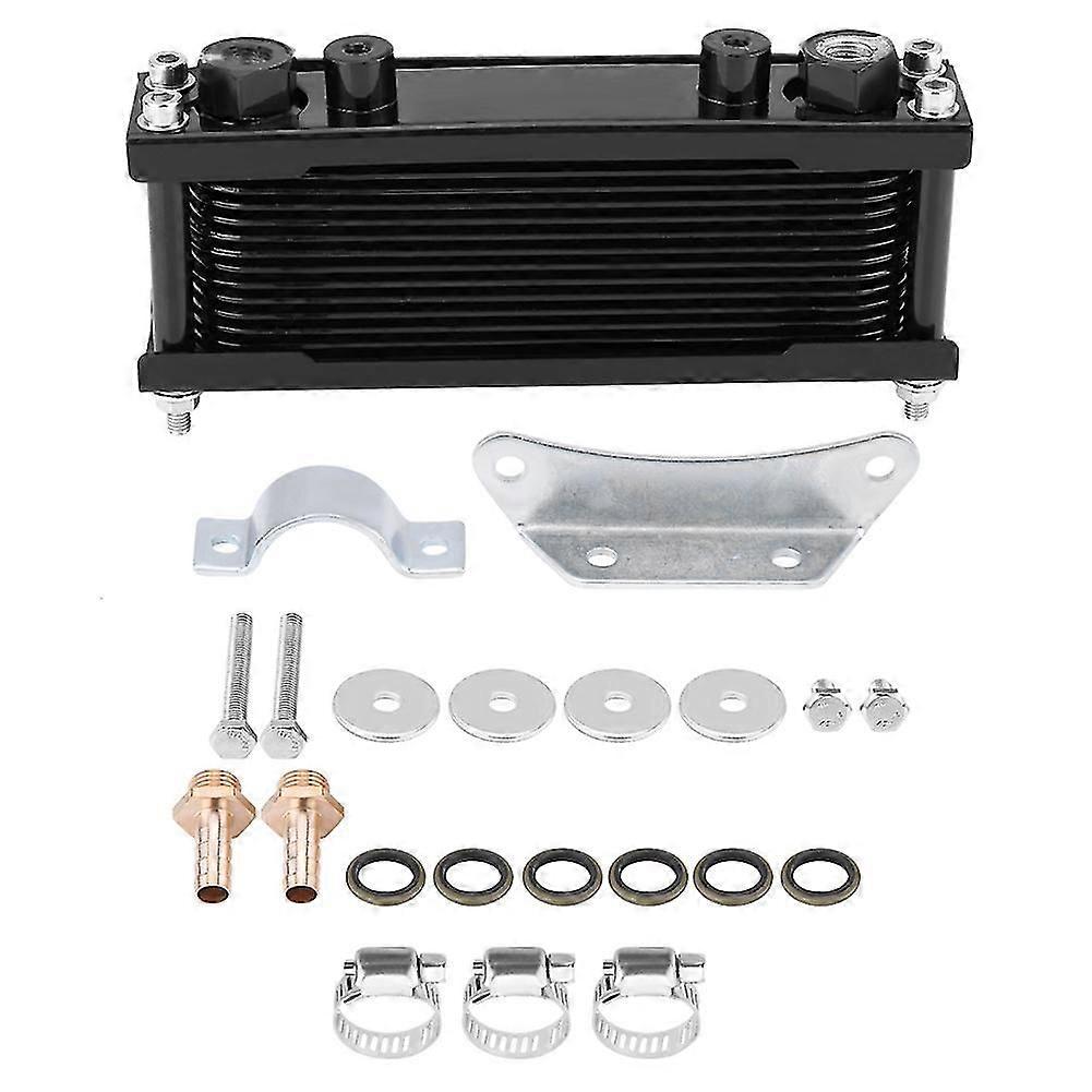 Upgraded Universal Motorcycle Engine Oil Cooler Radiator Suitable for Enhanced Performance