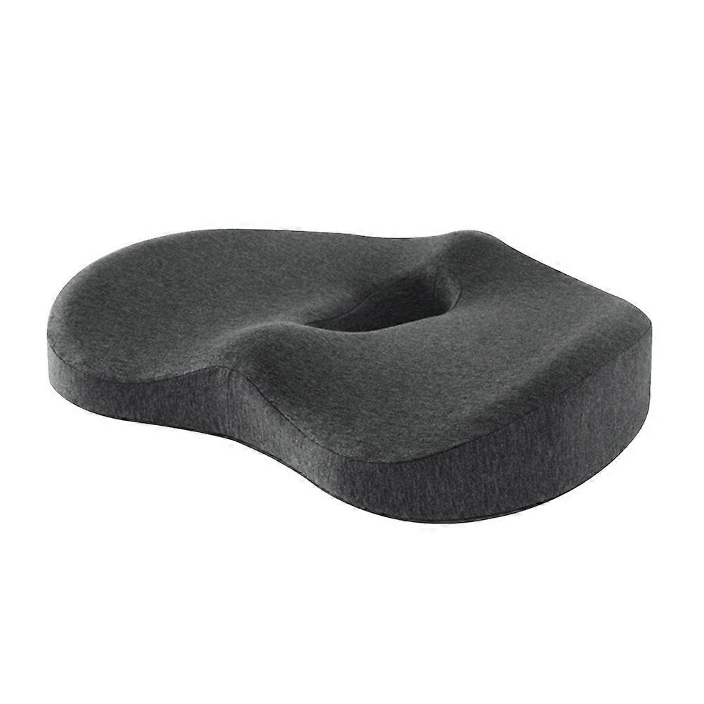 Breathable Seat Cushion Middle Hollow Pillow Memory Foam Office Desk Chair Tailbone Pain Relief 1Set