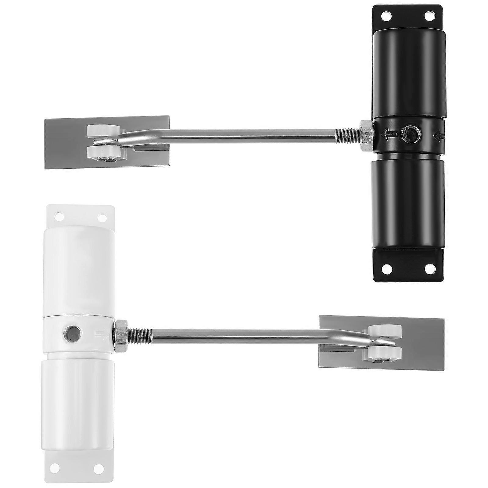 Adjustable Strength Door Closer Hinge Silent Closing for Houseowners 2Pcs