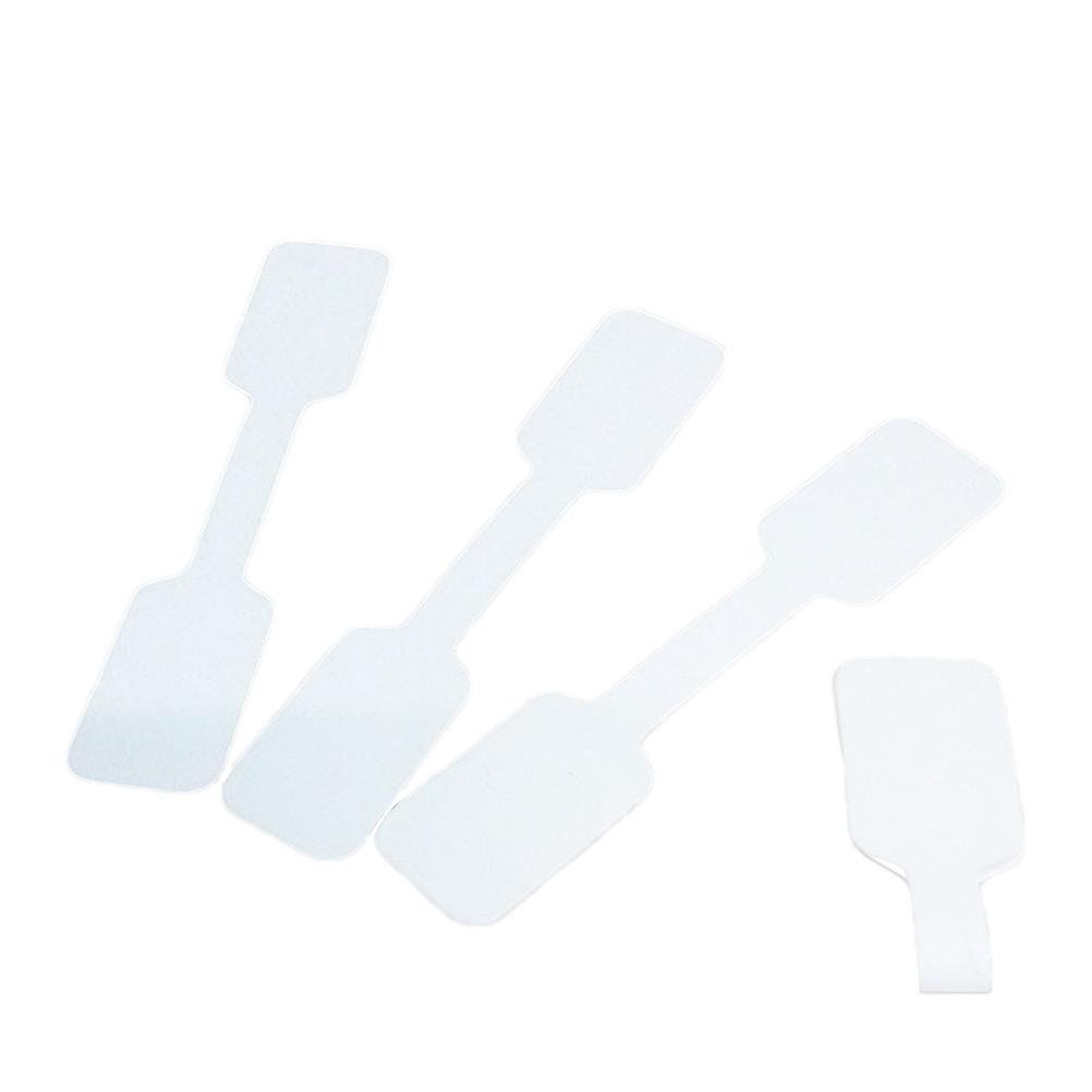 Jewelry Display Card White Price Tag Labels Rectangular Use 90Pcs