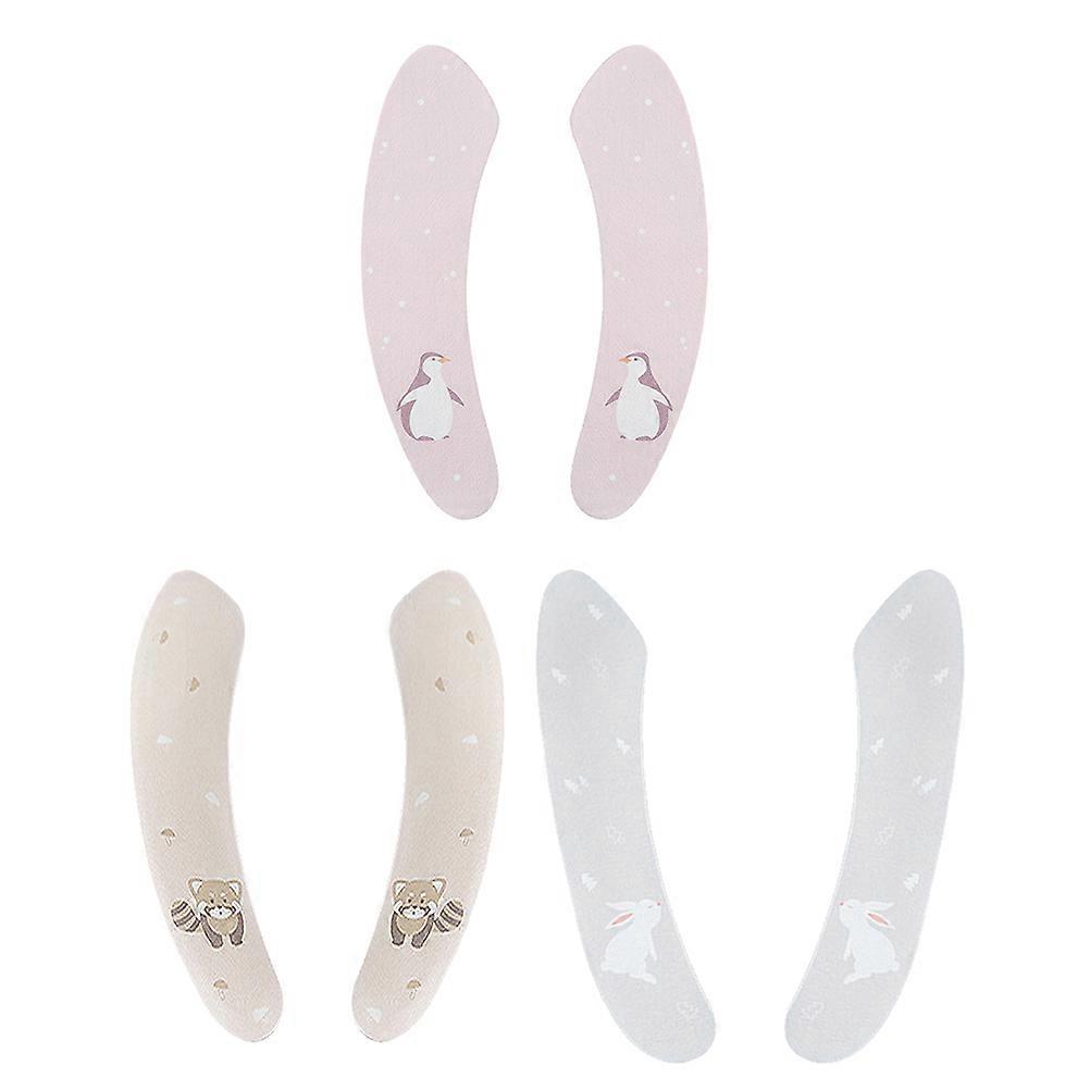 Thicken Toilet Seat Cover Home Toilet Seat Pad Non-Woven Fabric Cold Prevention Bathroom Use 37x9.5cm 3 Pairs