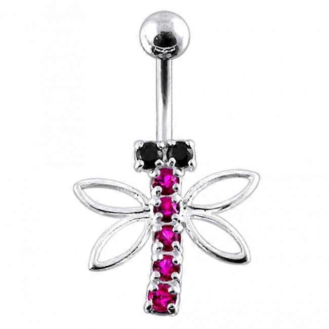 Jewelled Bug Non- Moving Belly Ring