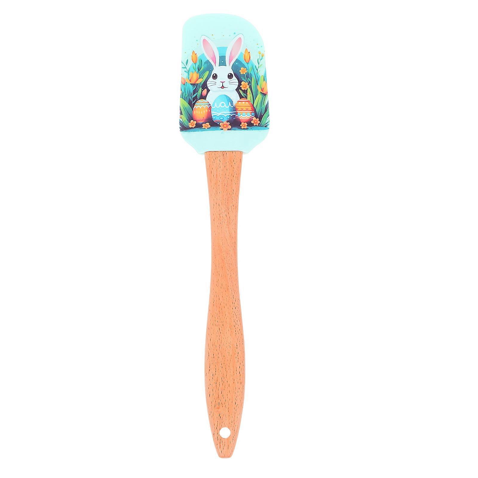Thin Silicone Spatula Ideal for Home Baking and Cooking Long Handle Tools 1Pcs