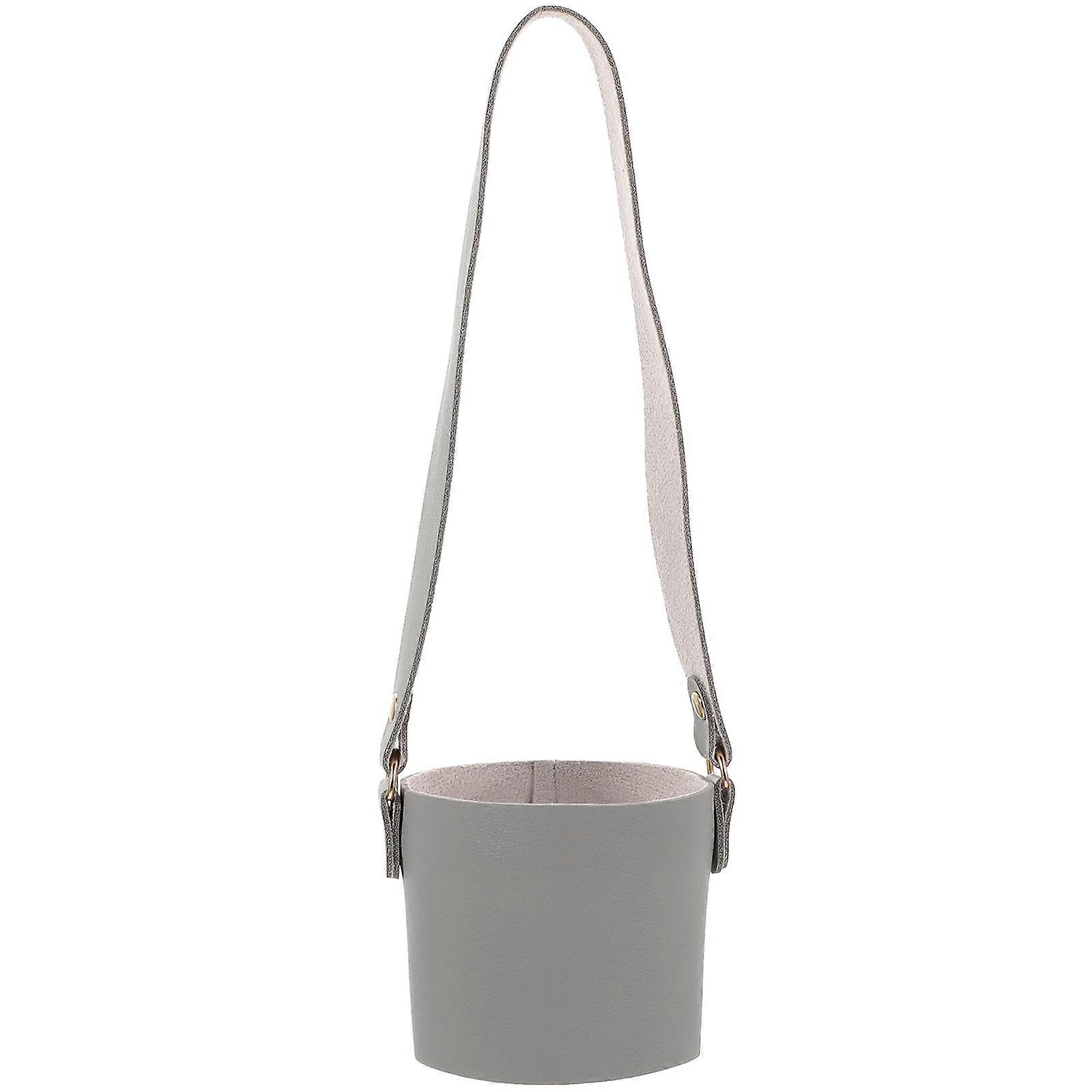 Portable Beverage Container Holder Coffee Cup Carrier with Handle Waterproof Non-slip Heat Resistant 1Set