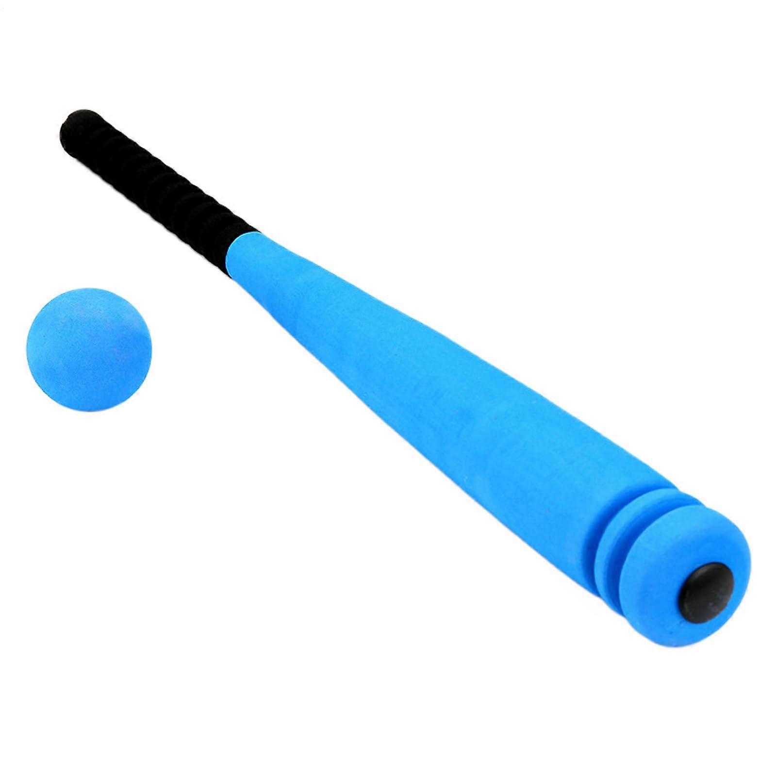 Eva Baseball Bat - Softball Training Equipment for Garden and Indoor Use - Interactive Swing Practice Tool in Blue