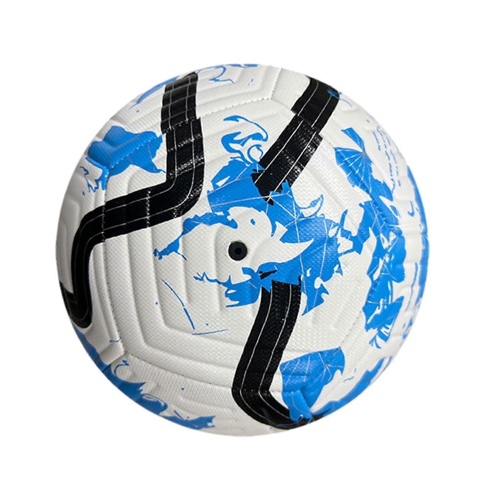 Fußball Größe 5 - Soft-Touch Trainingsball für Kinder & Jugendliche, Blau, Ideal für Vereins- und Freizeitspiele