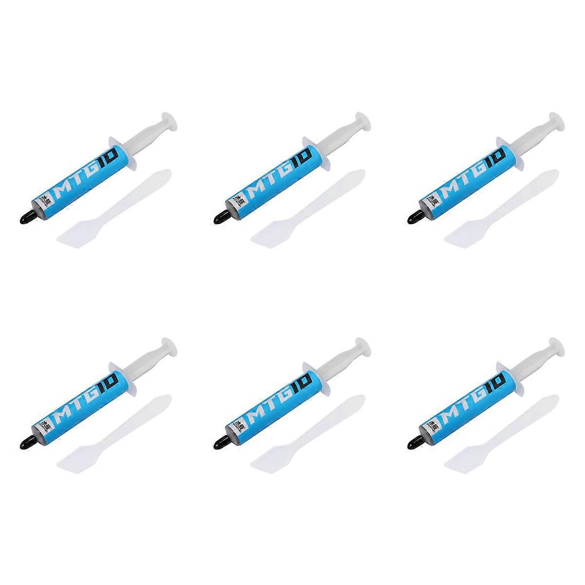 6X MTG10 Thermal Paste, Silicone Grease CPU Thermal Paste, Desktop Notebook Image Chip Silicone Ther