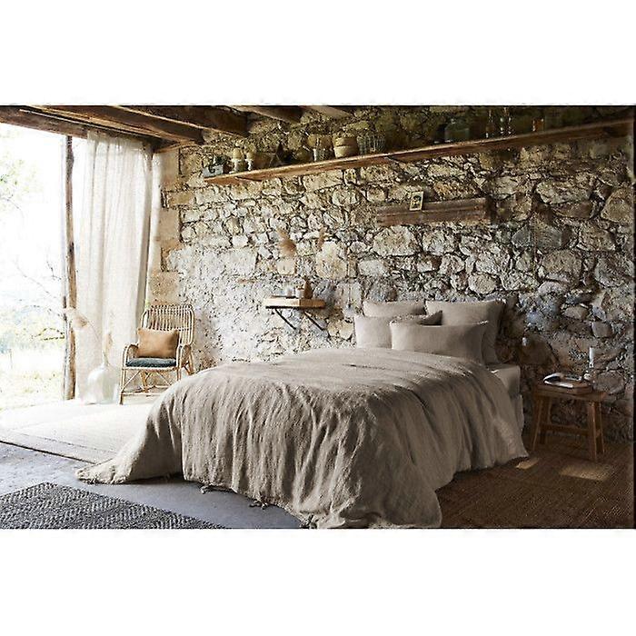 Leffet papillon Duvet cover Soline all sizes Washed linen - Soline Sand - Duvet cover 240 x 220 cm