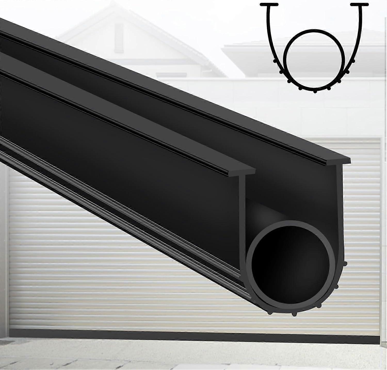 2025 Latest Model Garage Door Bottom Weather Stripping, 16.4 FT Replacement