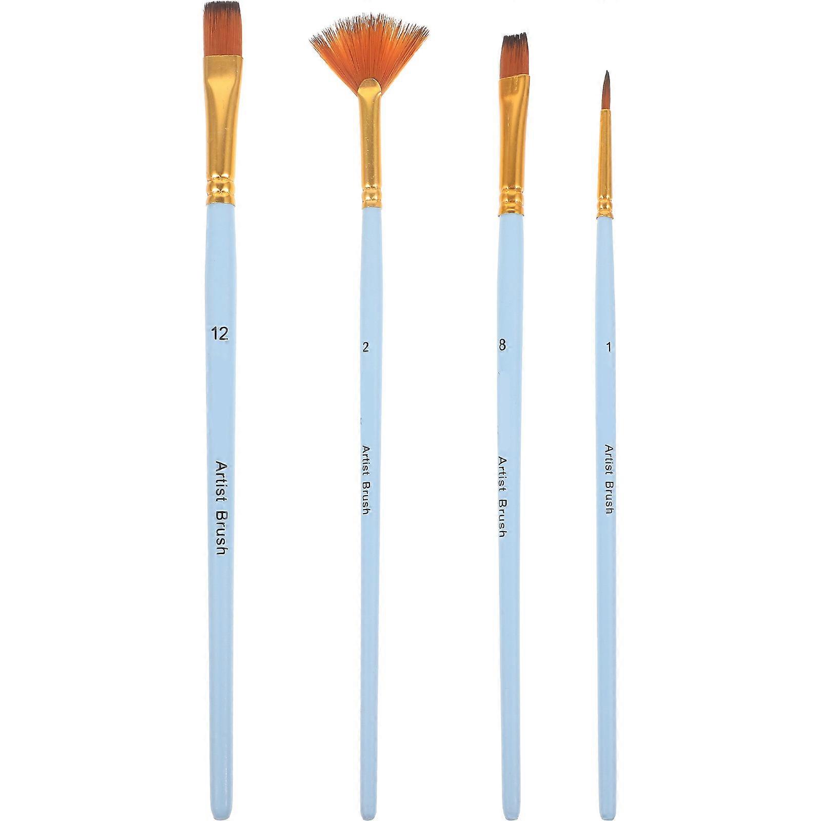 Multi-Function Oil Painting Brushes for Artists 4Pcs Portable Set