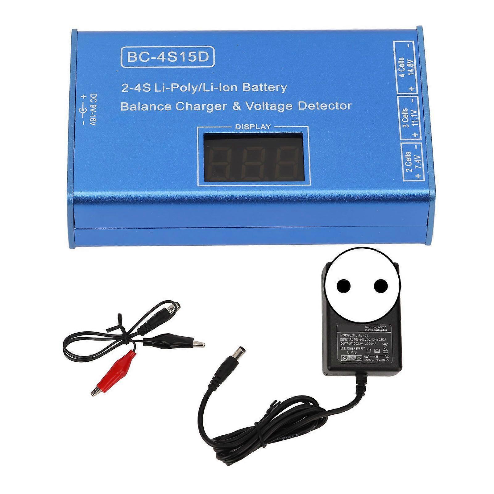 Battery Balance Charger 24S Voltage Tester Digital Display AC 100240V for Lithium Batteries
