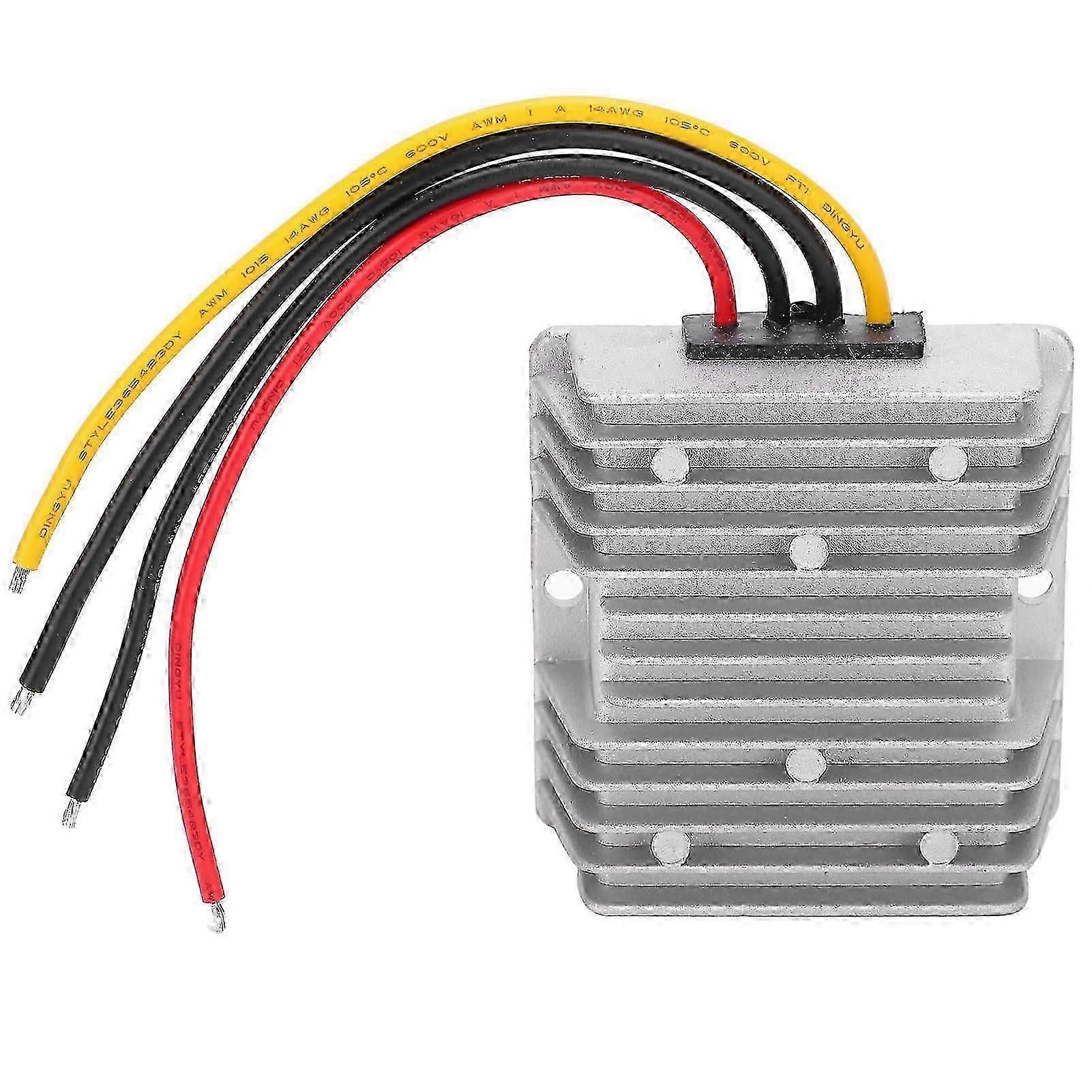 Stromrichter 24V zu 13,8V 15A DCDC wasserdichtes Modul Aluminiumlegierung Silikon