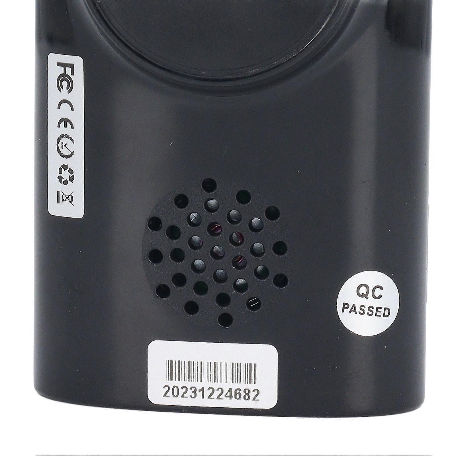 Wireless Doorbell Waterproof IP44, 200m Range, 52 Melodies, 4-Level Volume, Battery Operated, Silent Mode, for Home