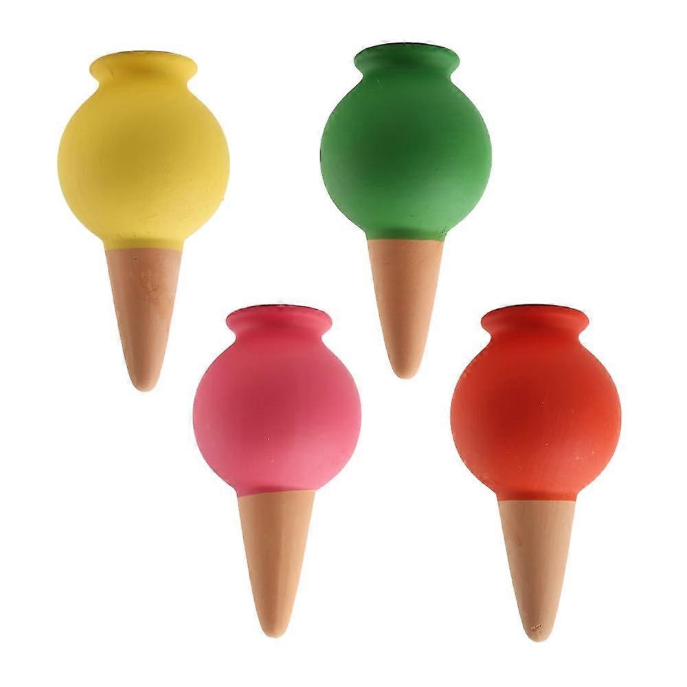 4 Packs Small Bottle Mouth Plant Watering Globes Automatic Watering Bulbs