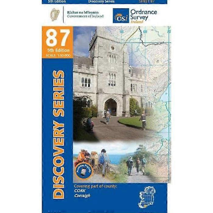 Irish Discovery Map 87, Cork Including Cork City
