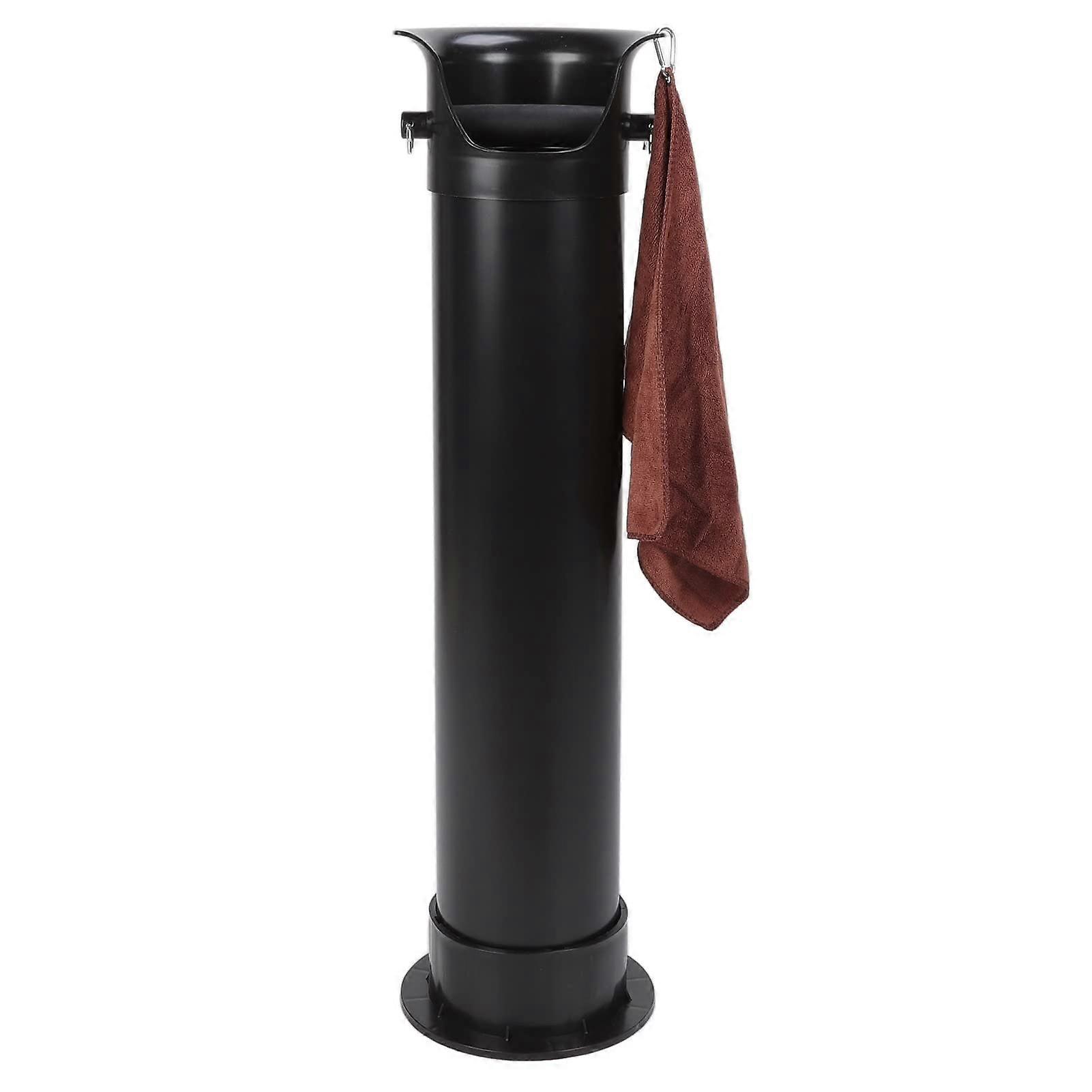 Commercial Coffee Grounds Catch Container, Floor Standing Knock Box, 8.7 x 33.5 Inches, Large Mouth for Cafes and Home Use