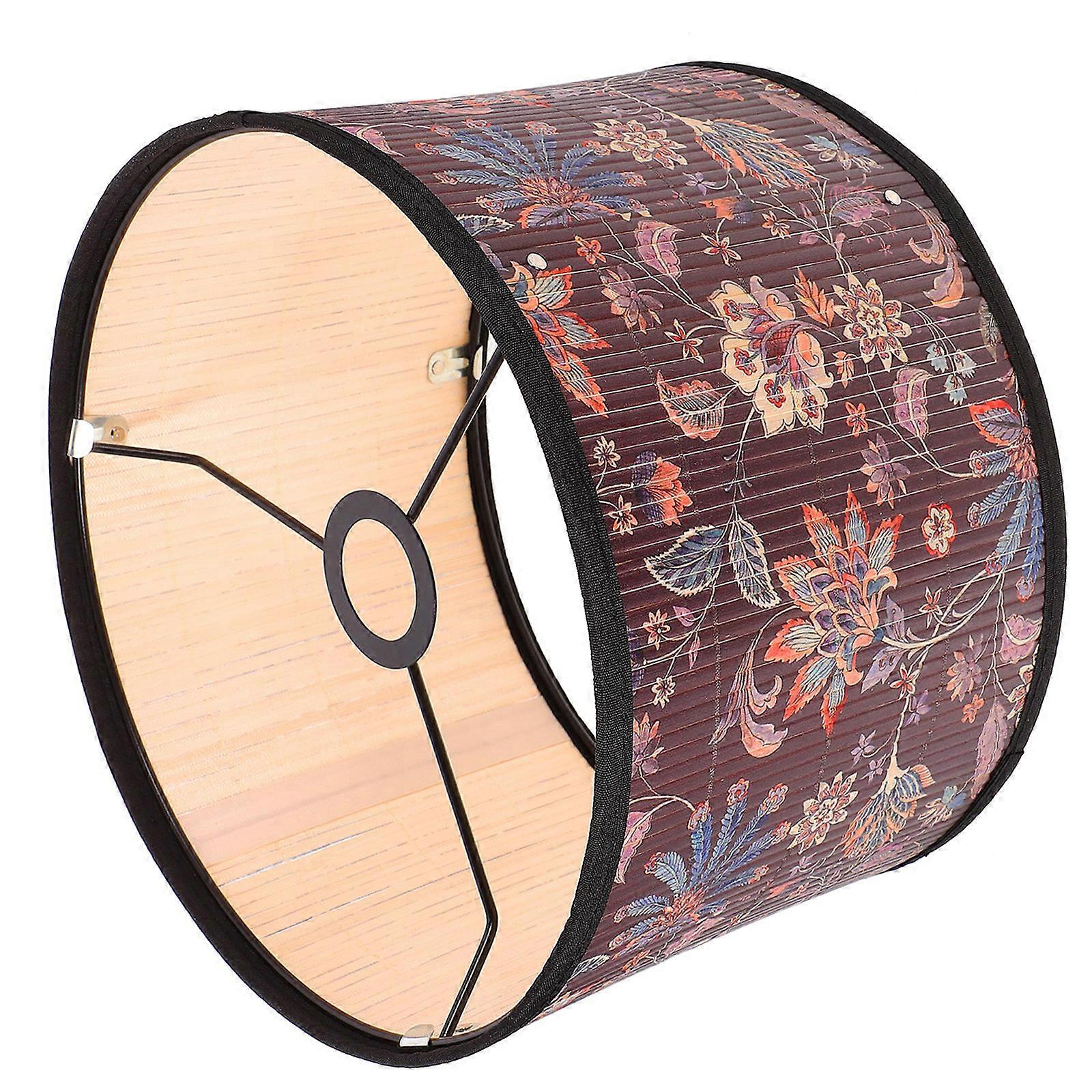 Boho Hanging Lampshade Bamboo Table Lamp Shade Warm Lighting Room 1Pack