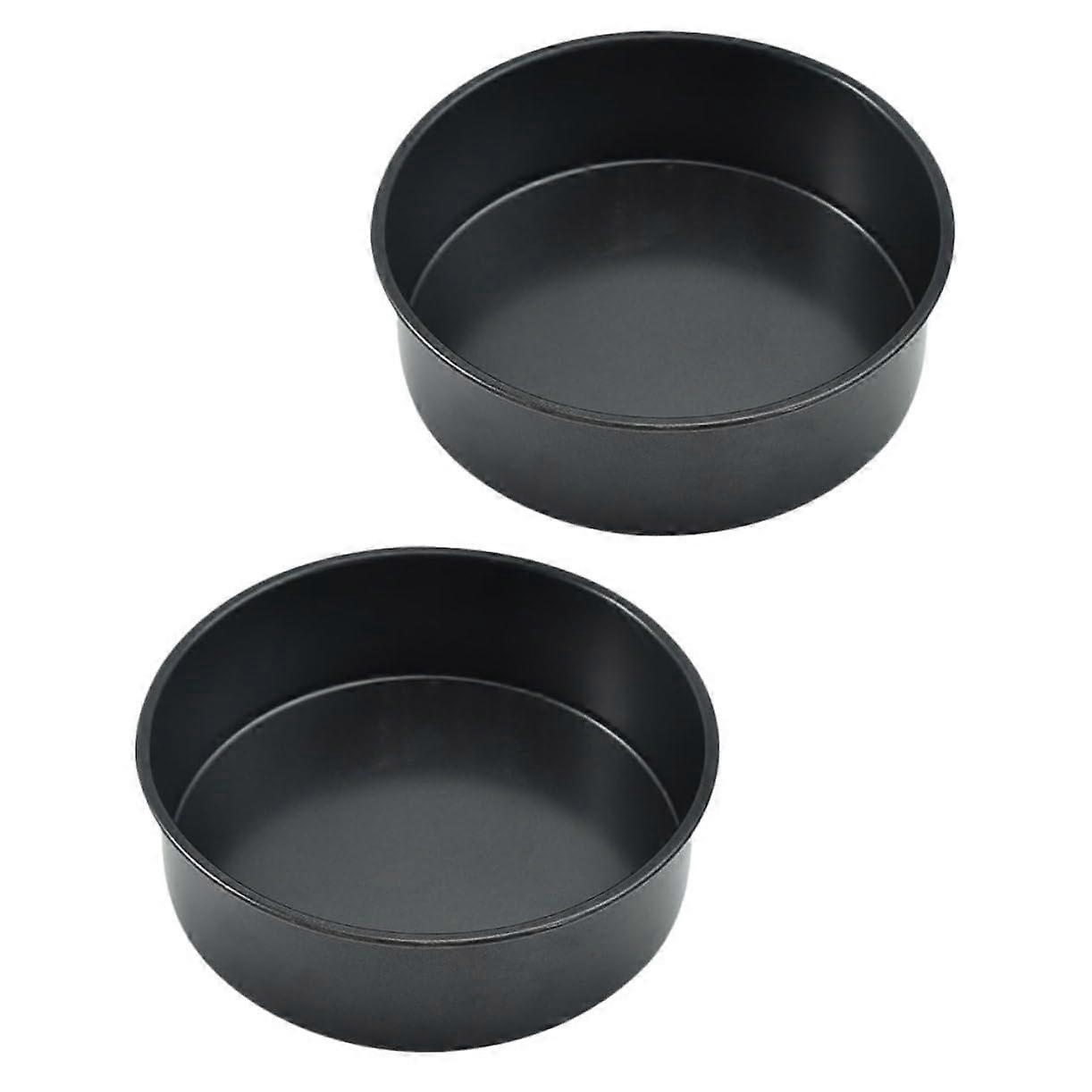 Cake Pans 2-Piece Set With Removable, High-Temperature-Resistant, Oven-Safe Design For Professional Bakers Easy To Clean