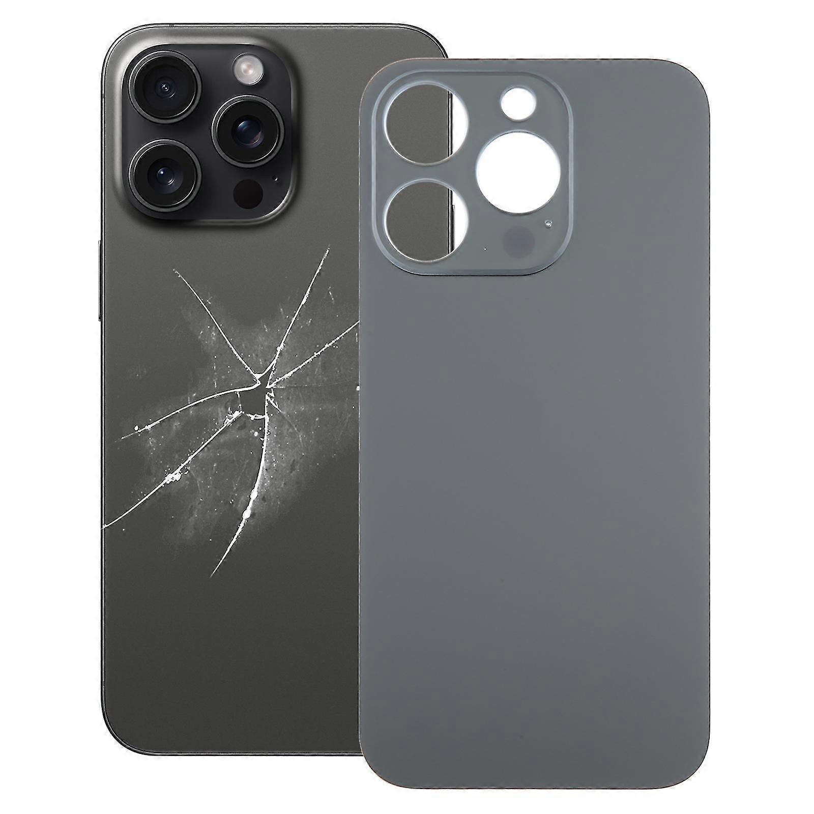 Easy Replacement Glass Back Battery Cover for iPhone 15 Pro
