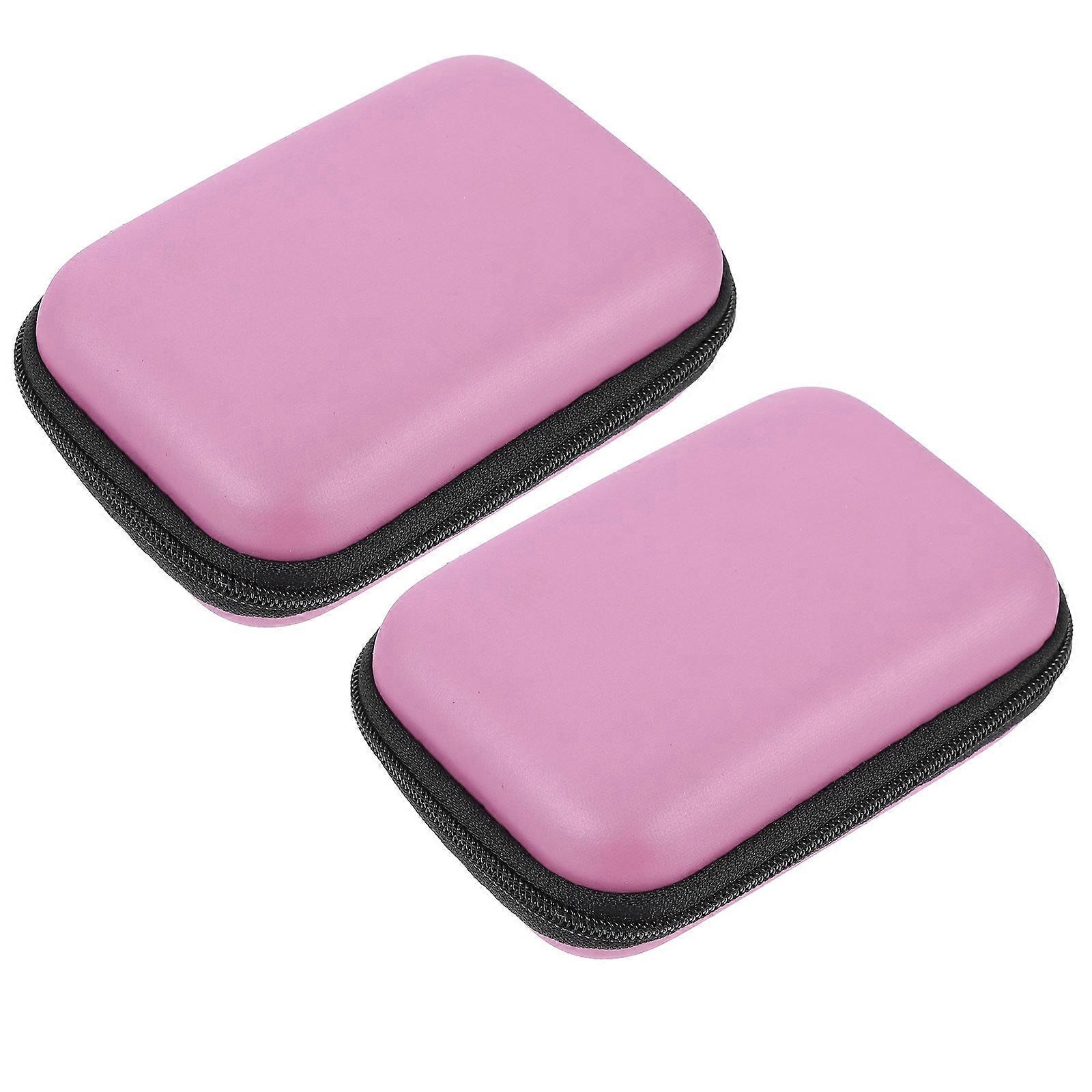 2pcs USB Cable Storage Bag Multifunctional Cord Organizer