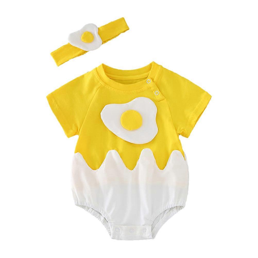 Here's a refined and appealing product title and description for your **Romper Short Sleeve Bodysuit**:
### 🧸 Product Title:
**Cute Cartoon