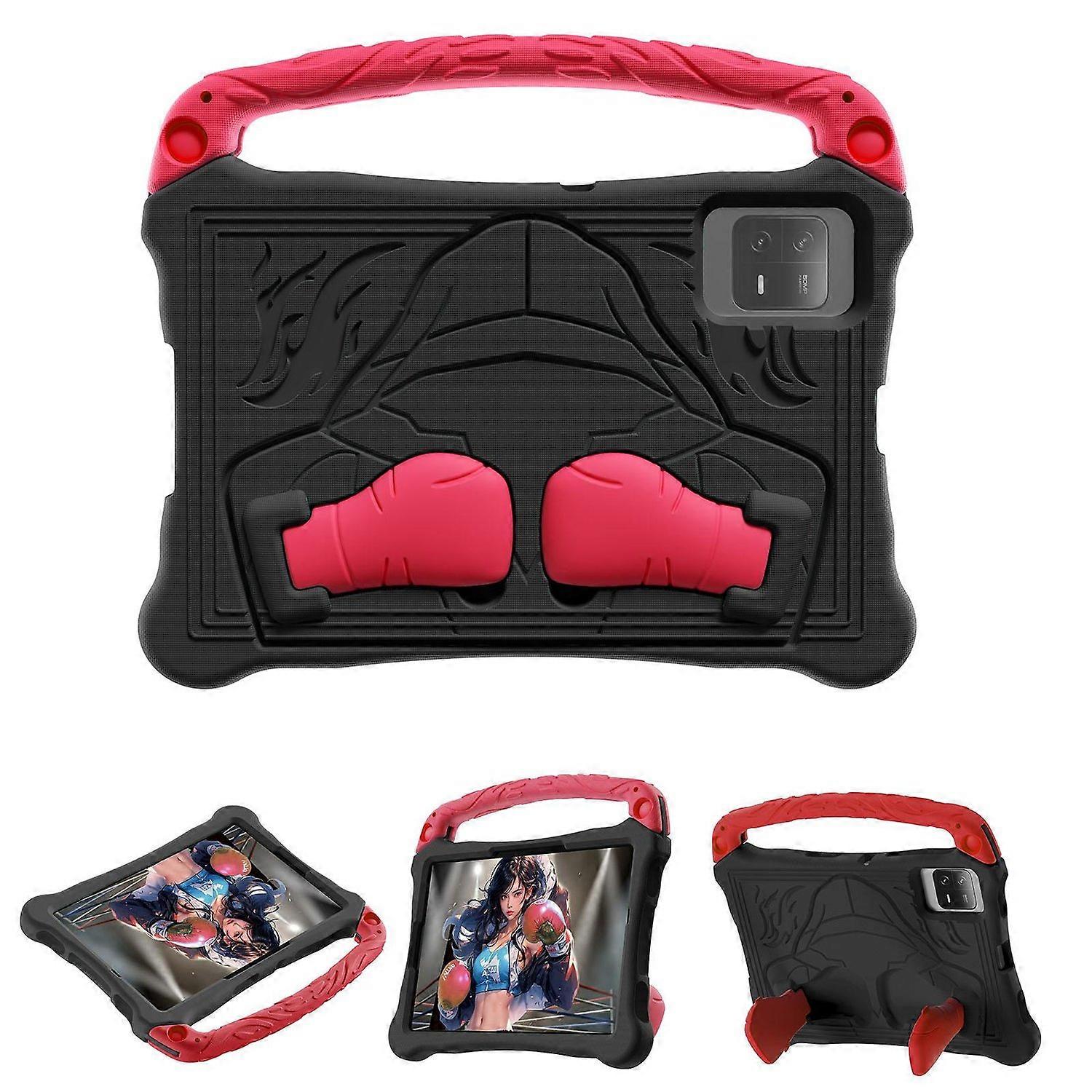 Boxing EVA Tablet Case For Xiaomi Pad 5 / 5 Pro - Black Red