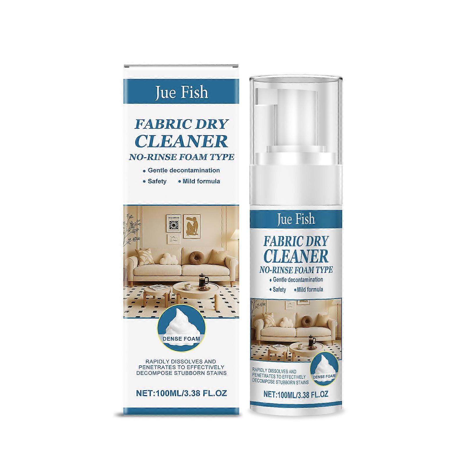 Fabric Sofa Cleaner - 100ml, Gentle Stain Remover for Sofas, Cushions & Pillows, No Rinse Needed