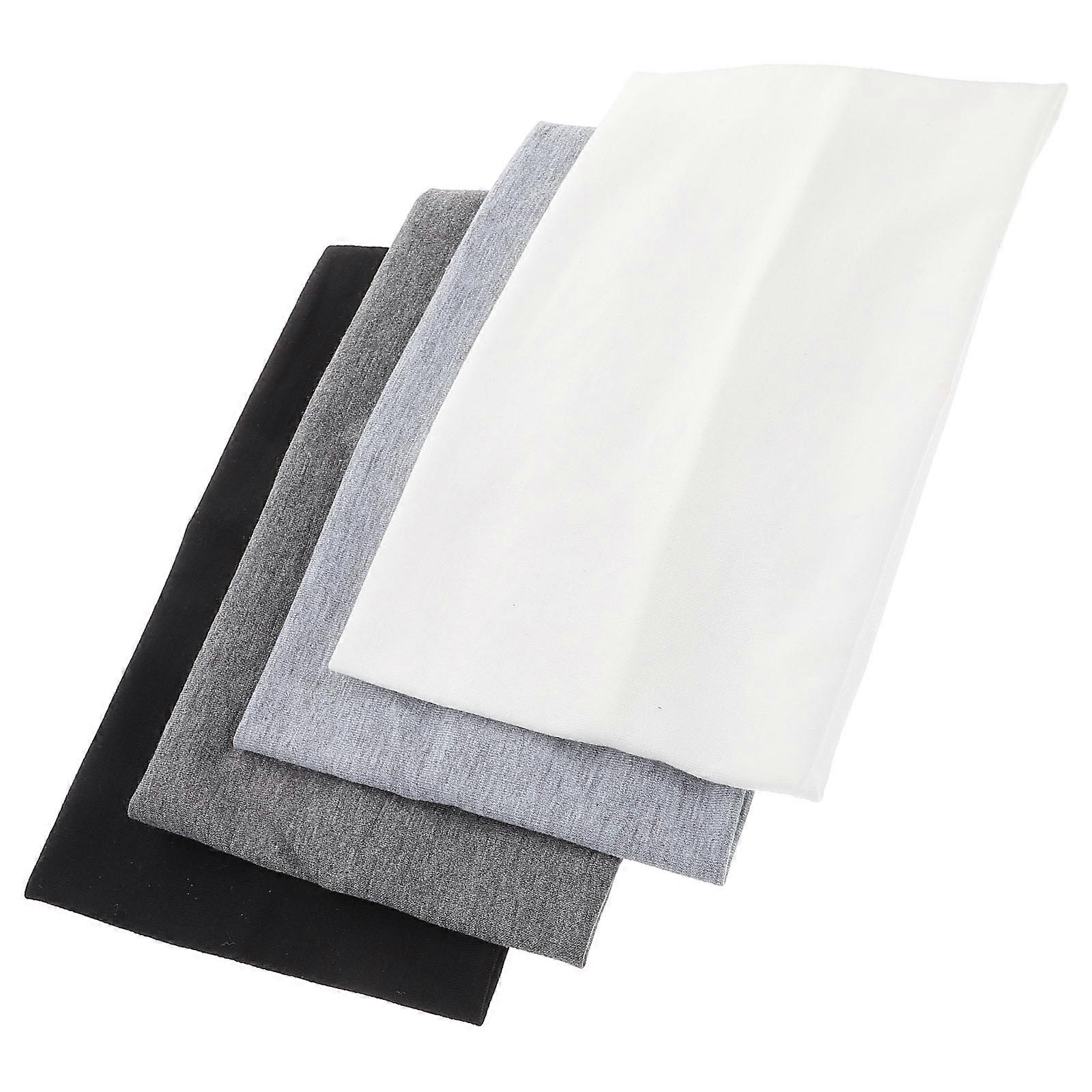 Athletic Headband Women Wide Elastic Workout Headbands For Yoga Running Sweat Absorbent Prevent Slipping Universal Fit 4Pcs