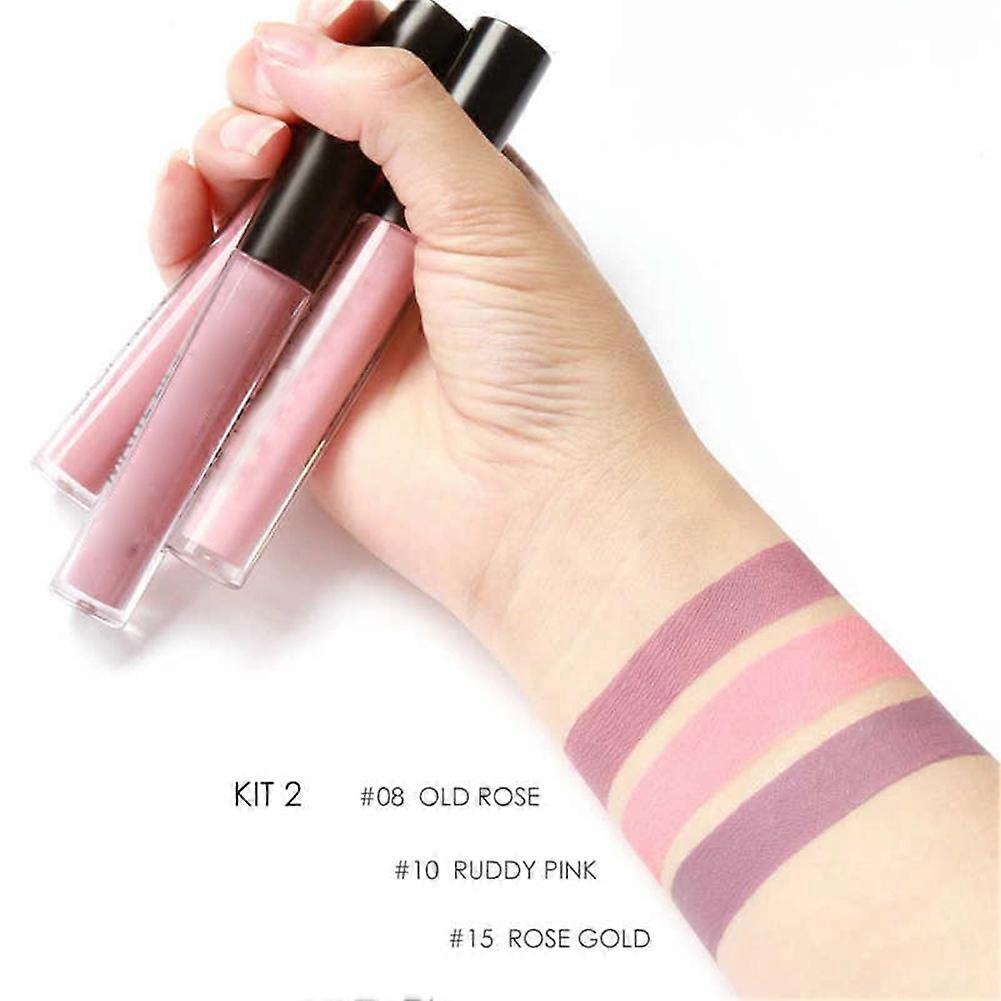 Women Lady Moisturizing Long Lasting Matte Lipstick Lip Gloss Makeup CosmeticsType B