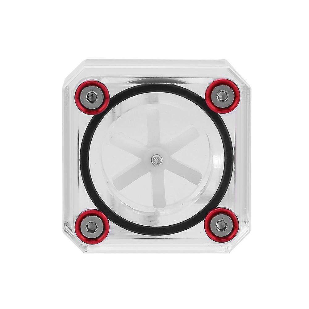 G1/4 Threaded Computer Water Cooling System Flow Meter Indicator Acrylic Replacement