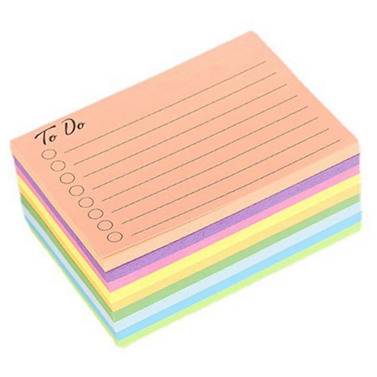 Tearoff Memo Stickers, 9 Colourful Notepads, Multifunctional Note Stickers for School, Office and Home, Portable, SelfAdhesive