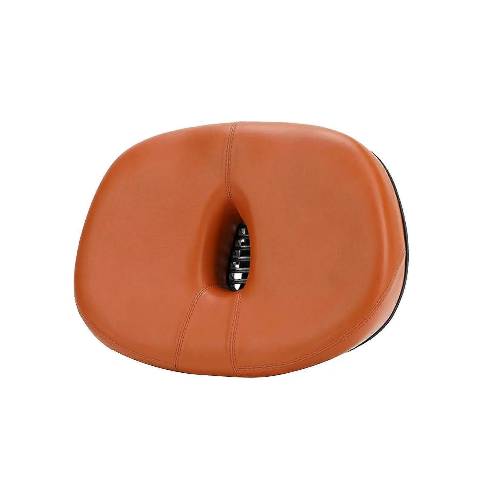 Oversized Bike Seat for Men and Women, Comfortable Noseless Wide Saddle Cushion for Stationary Bikes, Large Soft Design