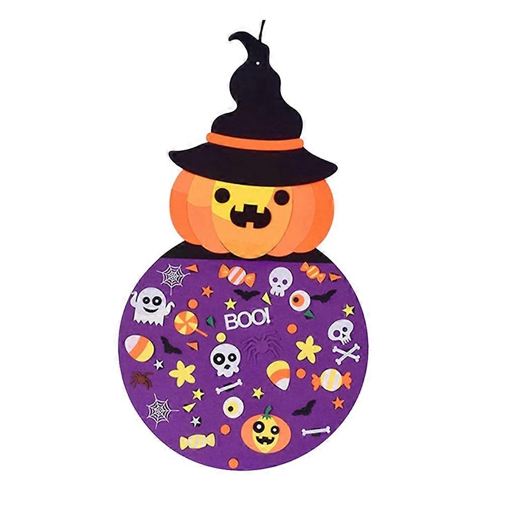 Here's a polished and engaging product description for your **DIY Hanging Felt Pumpkin Ornament**:

 

🎃 **1 Set DIY Hanging Felt Pumpkin Ornament –